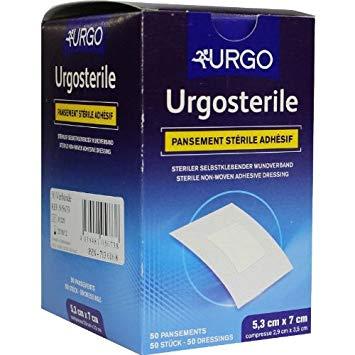 Băng gạc y tế vô trùng - Urgosterile (150mm x 90mm: Hộp 50 miếng)