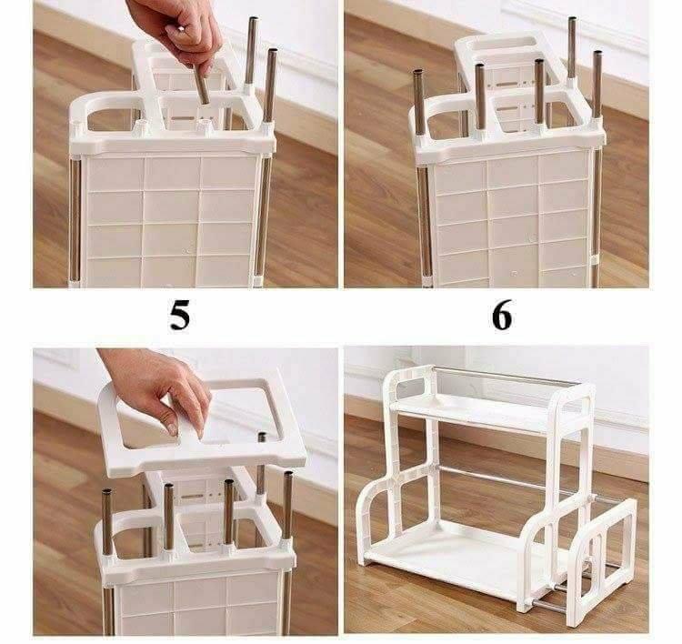 Kệ dắt dao có chỗ để thớt