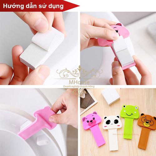 Combo 2 Tặng 1. Bộ 3 Dụng Cụ Mở Nắp Bồn Cầu Tránh Vi Khuẩn