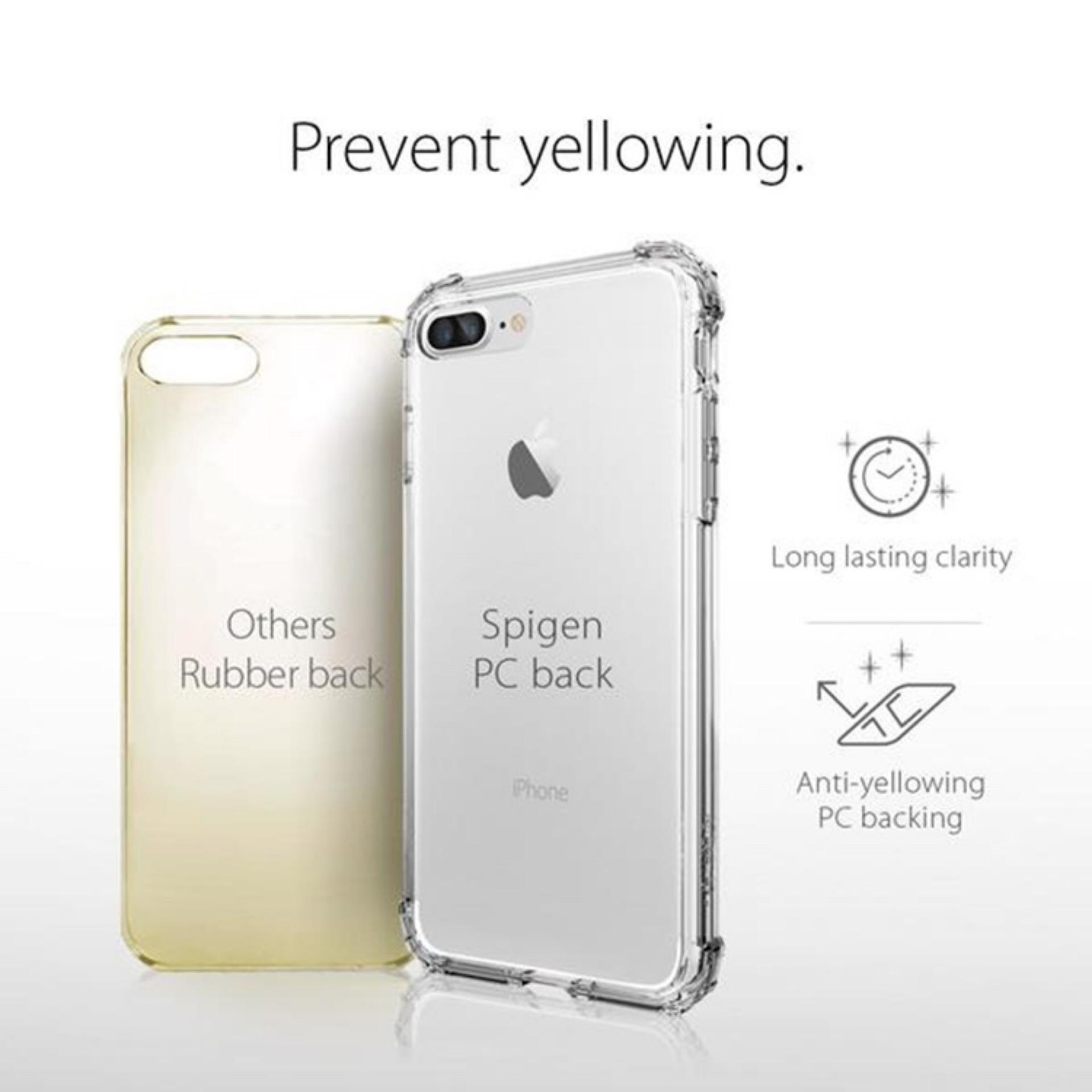 Ốp chống sốc lưng trong suốt Spigen Crystal Shell cho IPHONE 8 PLUS / 7 PLUS