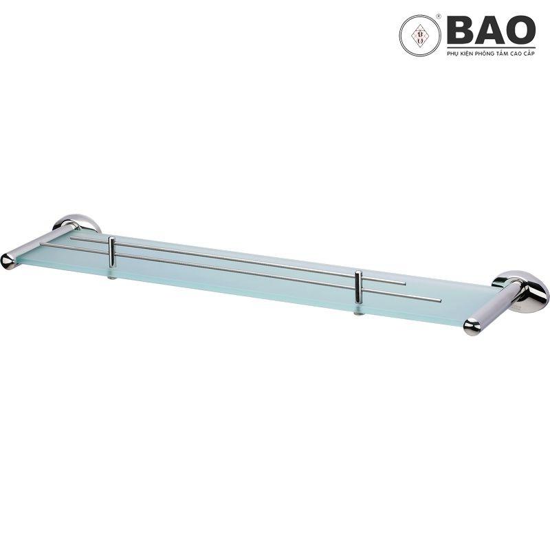 Kệ kính , kệ kiếng phòng tắm BAO M3-3002 (INOX 304 & Kính Cường Lực 8 Ly)