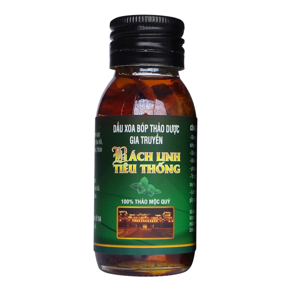 [HCM]Dầu Xoa Bóp Bách Linh Tiêu Thống 60ml