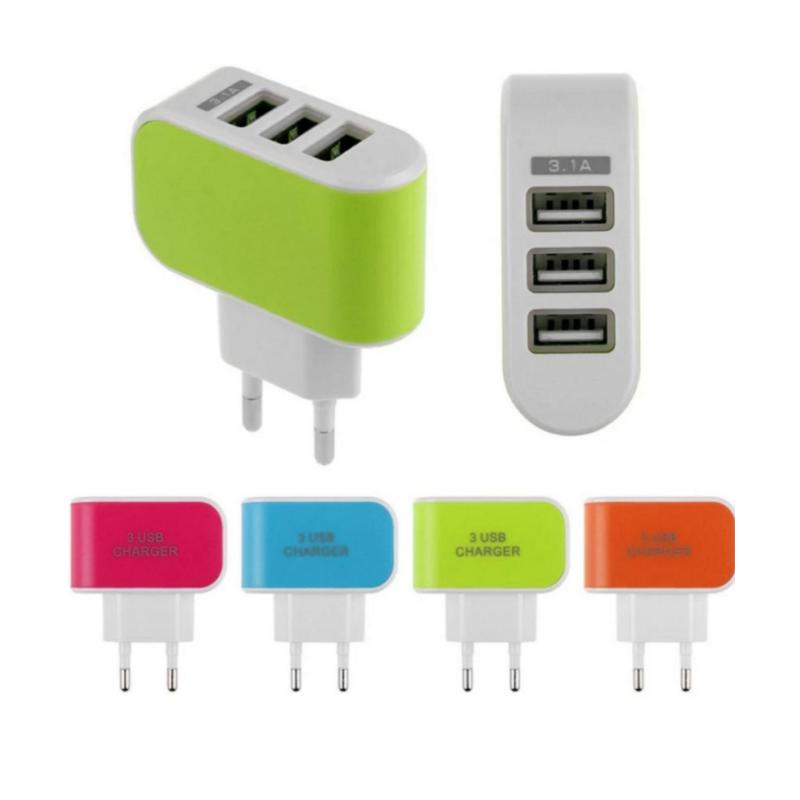 [HCM]Cục sạc 3 cổng USB TTP (Xanh lá)