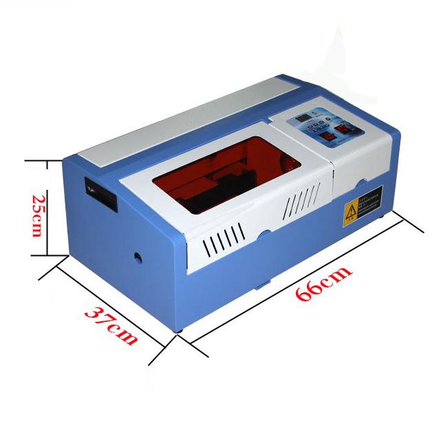 Mắt cắt khắc laser vi tính CO2 khổ 2030 Loại 40W ( máy cắt cường lực điện thoại )