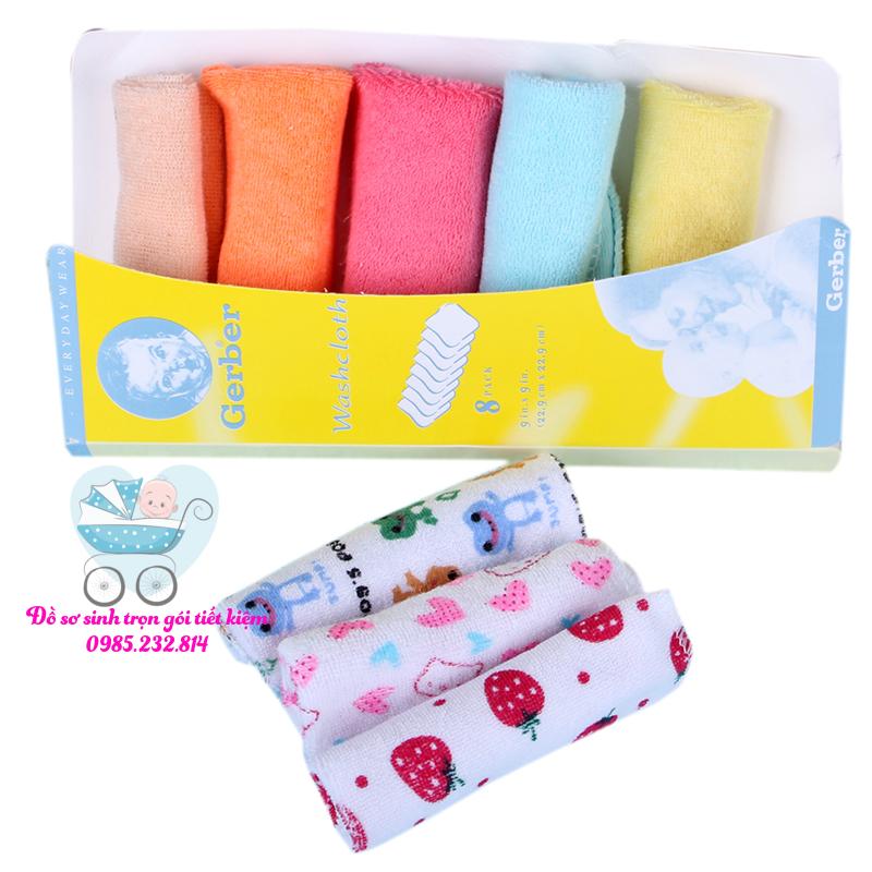 SET KHĂN GERBER CHO TRẺ SƠ SINH