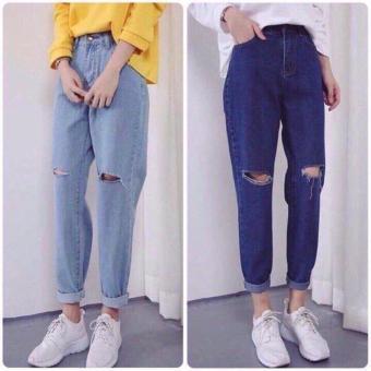Quần Baggy Rách Gối