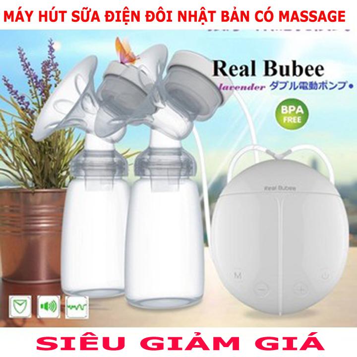 Máy hút sữa điện đôi Real Bubee CON KHỎE MẸ ĐẸP