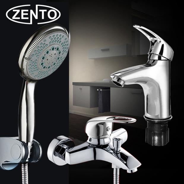 Cặp đôi sen tắm và vòi lavabo Zento CB003