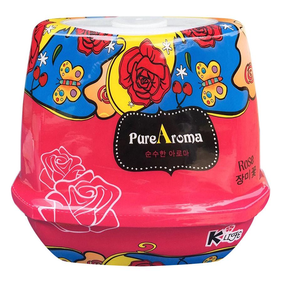 Sáp thơm phòng khử mùi phòng tắm, phòng ngủ PureAroma Hàn Quốc 180g HLS72