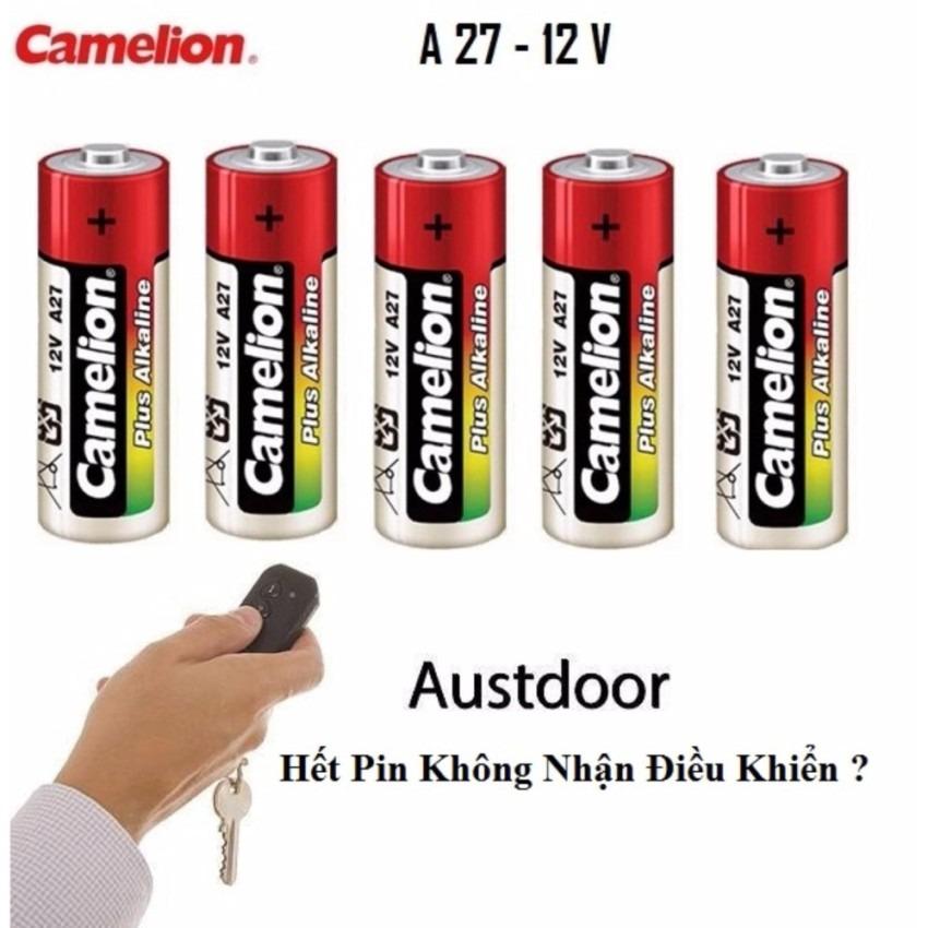 Pin điều khiển cửa cuốn Camelion 12V A27 (1vỉ 5 viên)