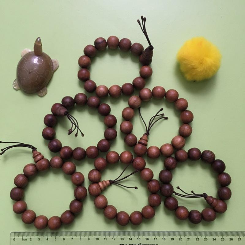 Chuỗi tràng hạt niệm Phật  gỗ ngọc am cao cấp (TH09: 13 hạt 13ly dài 25cm)