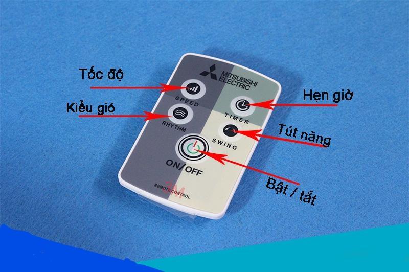 Điều khiển quạt Mitsubishi