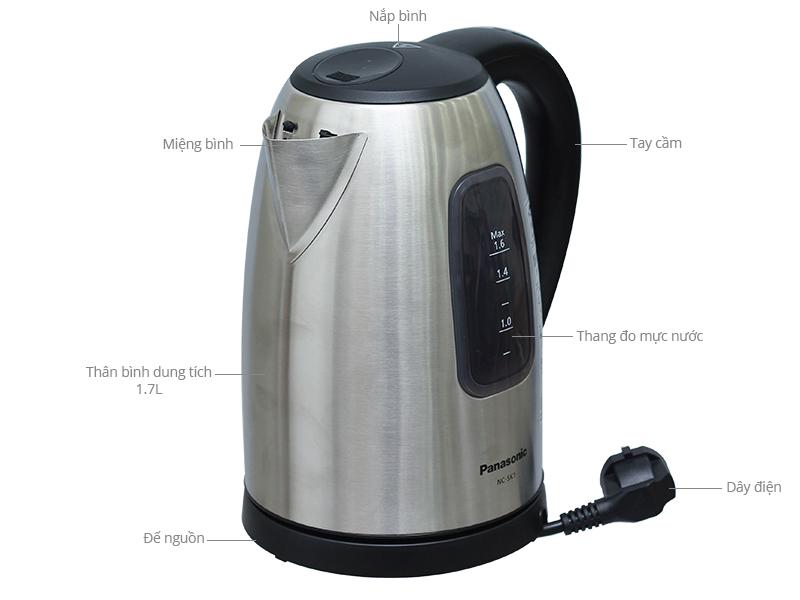 Ấm siêu tốc Panasonic 1.6 lít NC-SK1