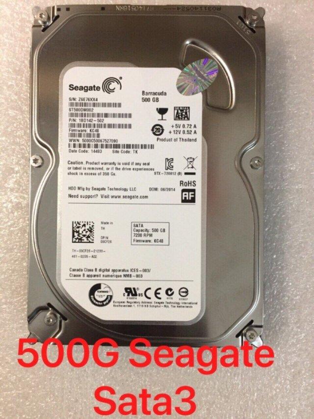 Ổ cứng HDD Seagate 500GB Mỏng SATA 3( New - BH 2 năm)