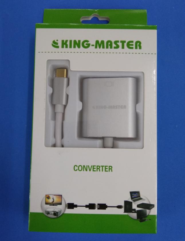 Cáp chuyển USB TYPE-C sang HDMI King-Master KY-V005S