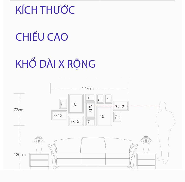 Bộ khung hình ảnh phong cách Bắc Âu