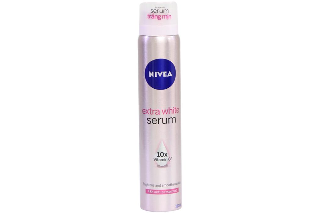 Xịt Toàn Thân Nivea Nữ Serum Trắng Min 100ml
