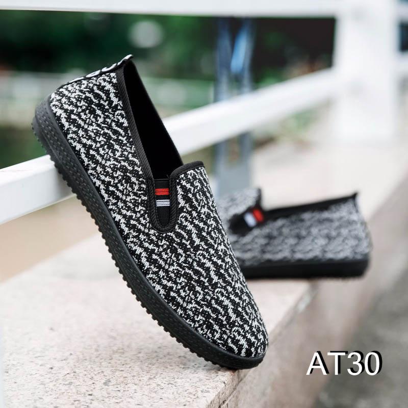 Giày Sneaker Nam Cá Tính Phong Cách Màu Đen