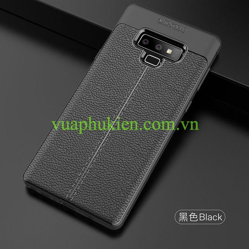 Ốp lưng dẻo thời trang giả da cao cấp cho Samsung Galaxy Note 9 - Hàng nhập khẩu