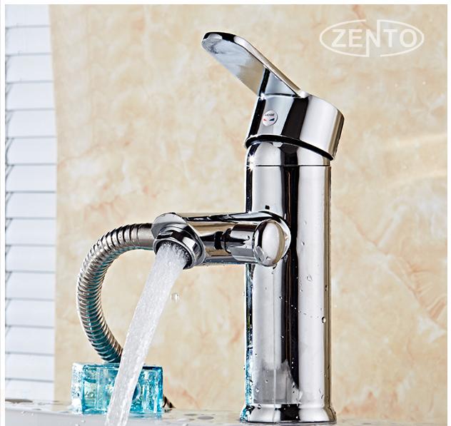 Bộ vòi chậu lavabo kết hợp sen tắm nóng lạnh Zento ZT2041