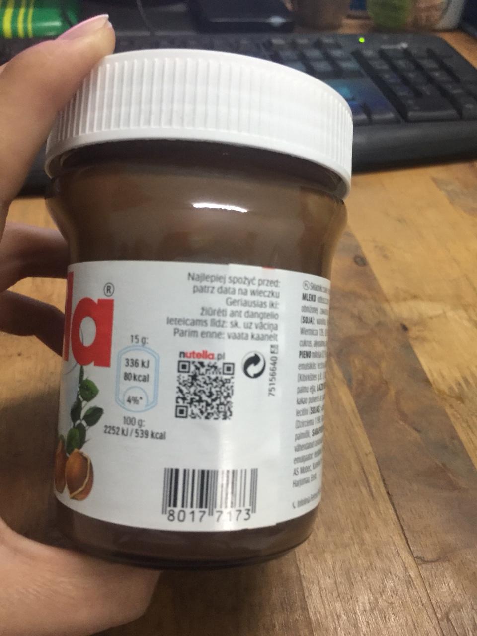 Bơ Hạt Phỉ Phết Cacao Nutella (350g)sa