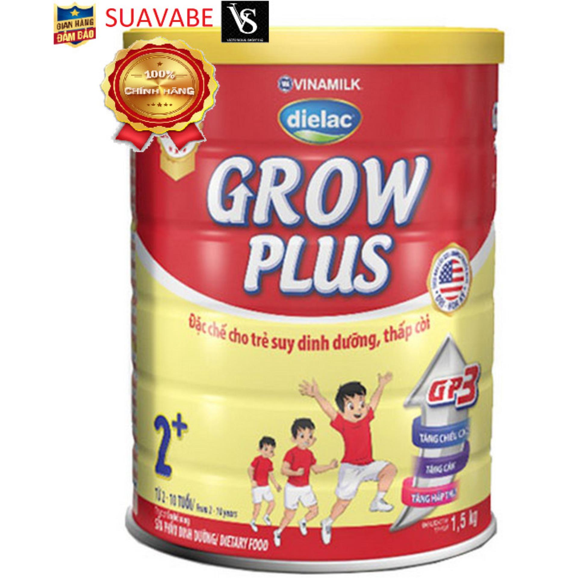 SỮA BỘT DIELAC GROW PLUS 2+ HỘP THIẾC 1400G
