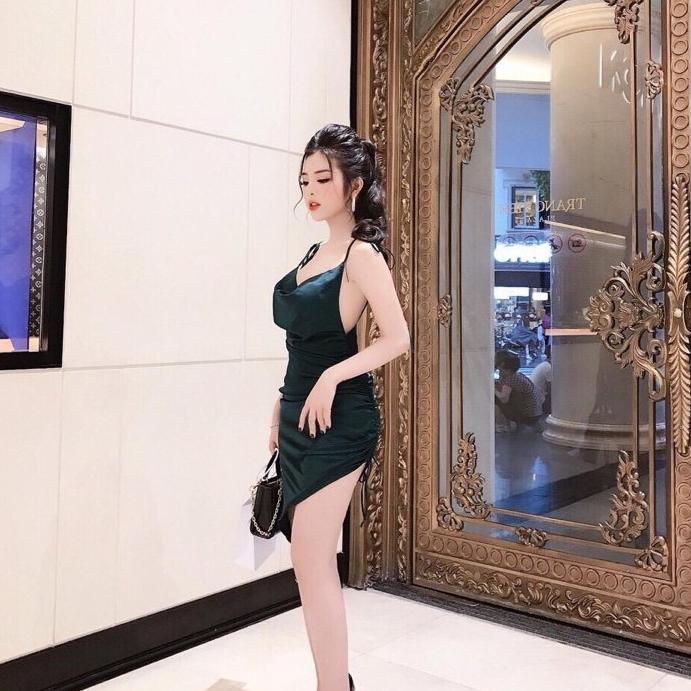Đầm body 2 dây phi sexy