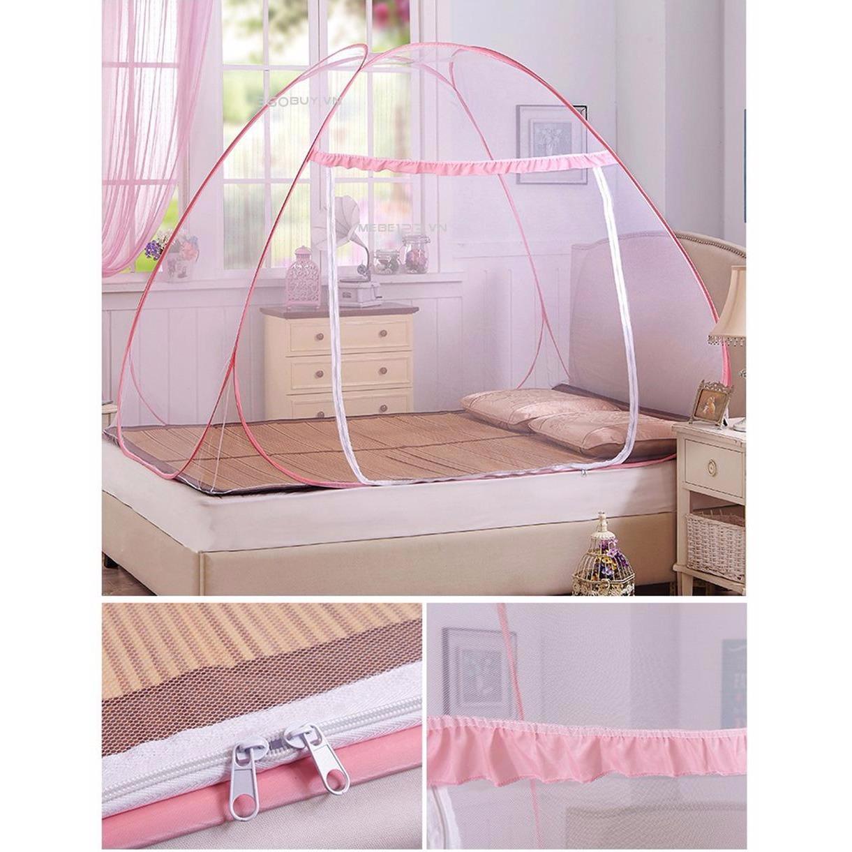 Mùng chụp tự bung xếp gọn 1m5 x 2m