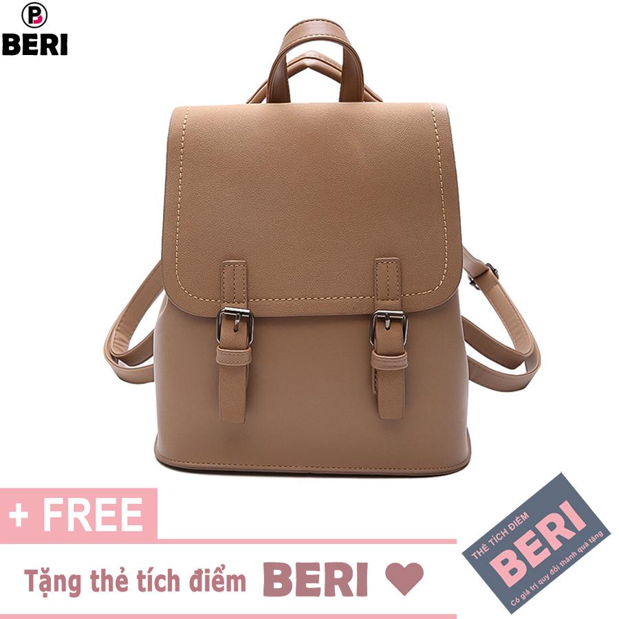 Ba lô nữ da khóa cao cấp BERI 090-093