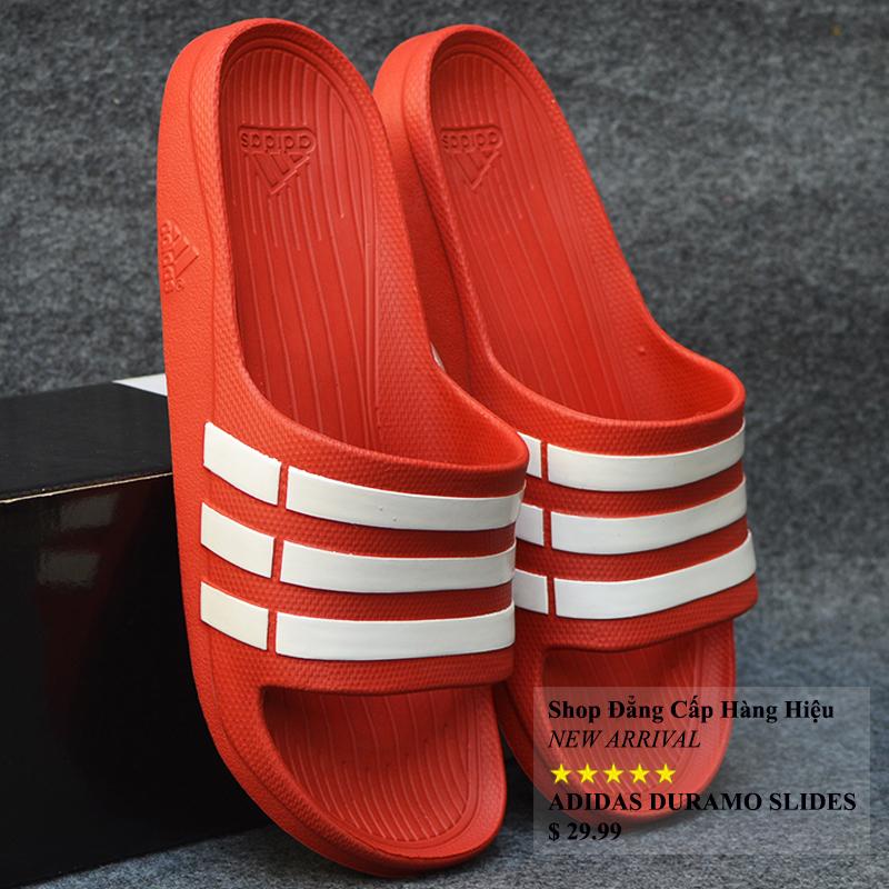 ADIDAS_ DURAMO AUTHENTIC màu đỏ sọc trắng