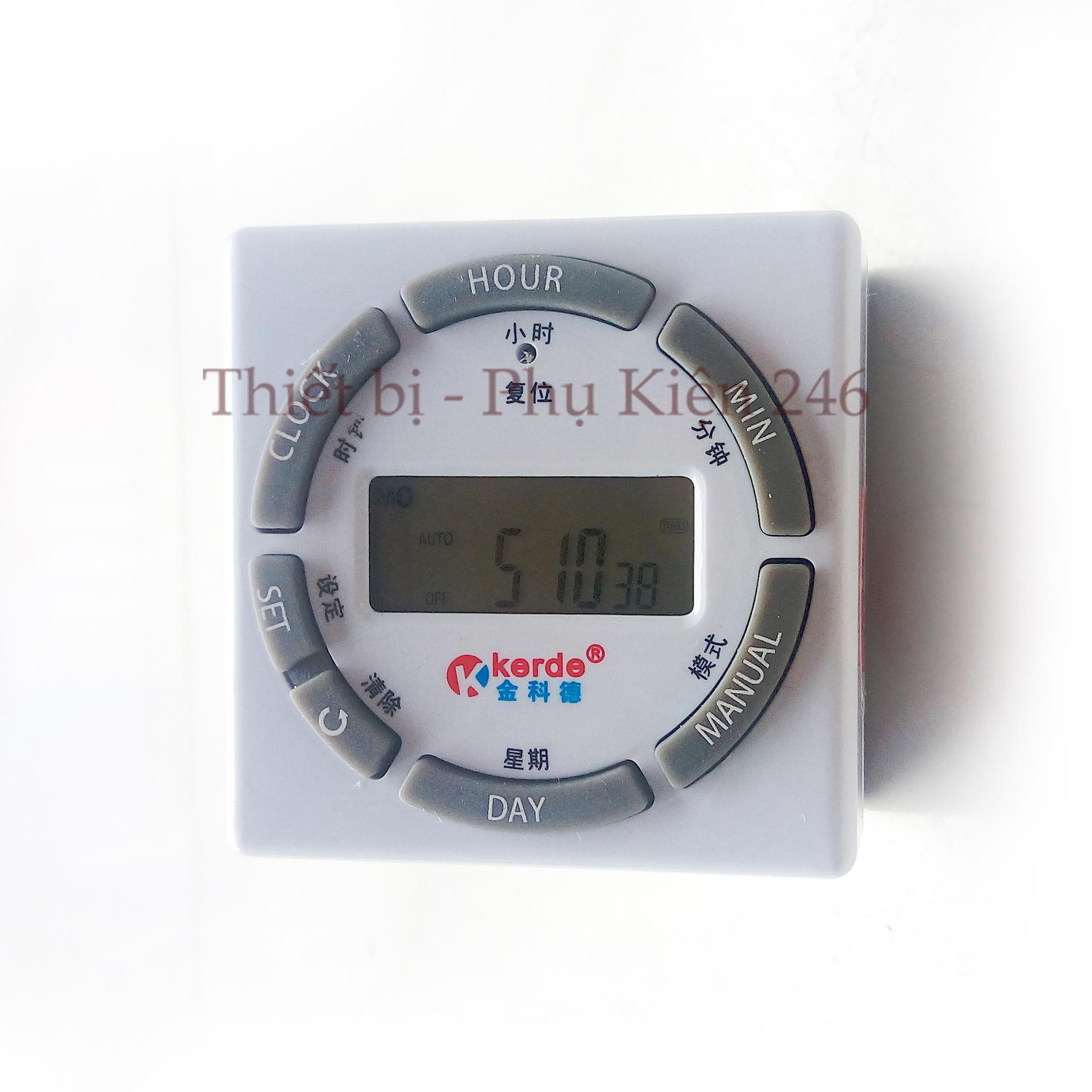 Timer hẹn giờ điện tử Kerde TC-932 (tiếng Anh)