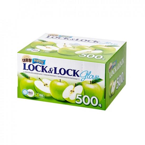 Găng tay nylon bằng nhựa tổng hợp PE Lock&Lock LWP800 hộp 500 chiếc