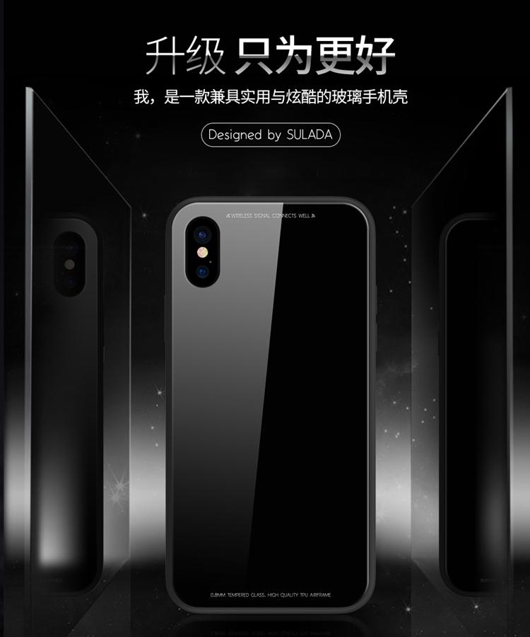 Ốp Lưng Kính Cường Lực cho iPhone XS Max (6.5 inch) Hiệu Sulada