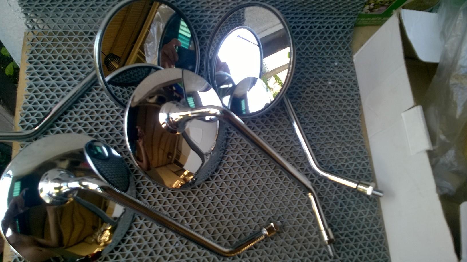 Kính (gương xe) chân 10ly dành cho honda 67 sử dụng cùm hàng mới-mã 1