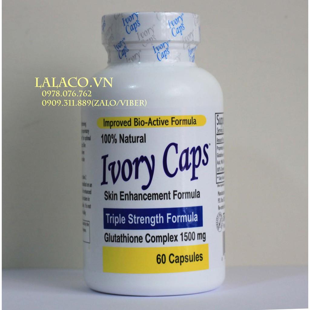 Viên uống trắng da Ivory Caps 60 viên Mỹ