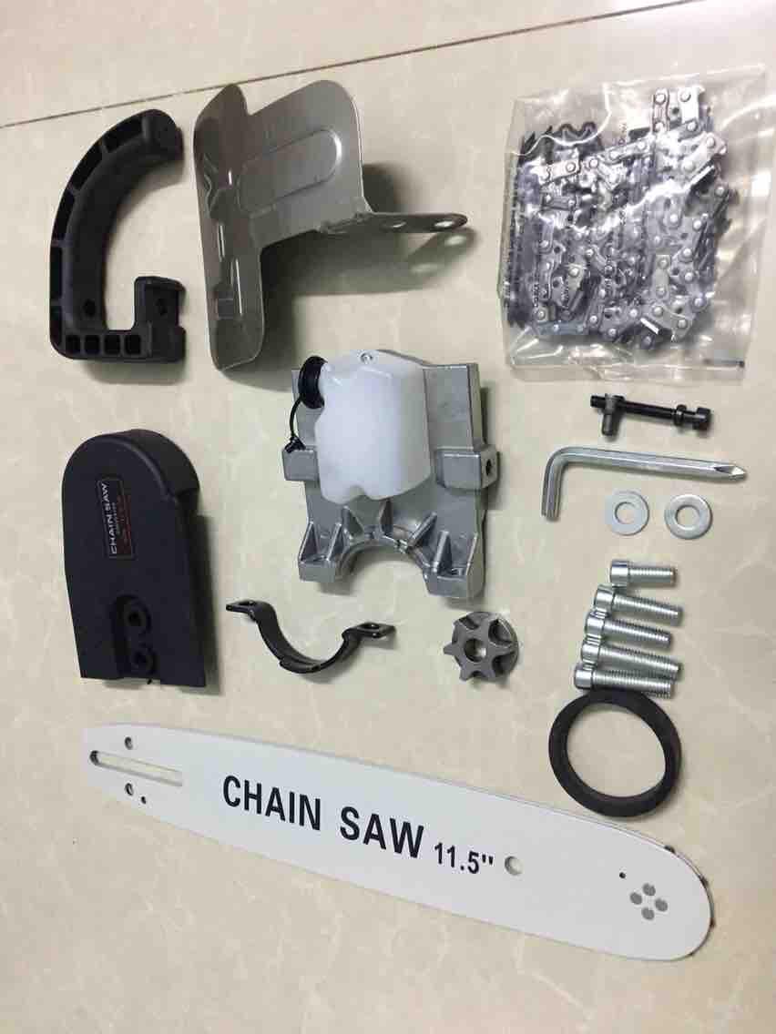 Lam cưa xích lắp máy mài