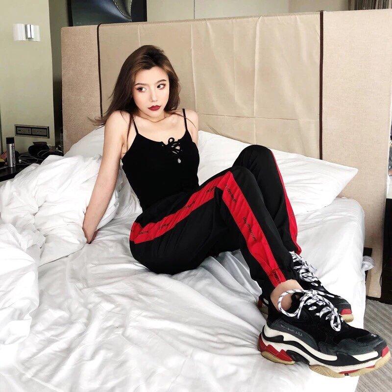 QUẦN THUN THỂ THAO JOGGER SỌC VIỀN