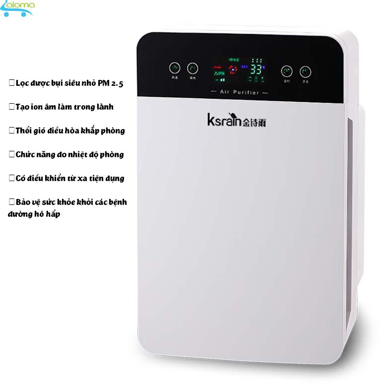 Máy lọc không khí công nghệ HEPA 5 lớp Ksrain JSY-40A kết hợp than hoạt tính tốc độ 170m3/h không gây tiếng ồn bảo hành 12 tháng