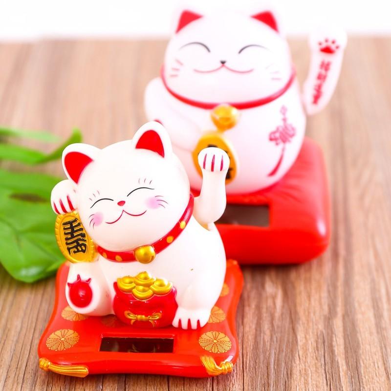 Mèo thần tài vẫy tay may mắn, mèo thần tài hút tài lộc vẫy tay