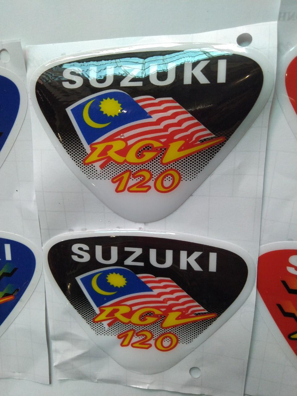 1 tem Logo nổi Suzuki RCV 120
