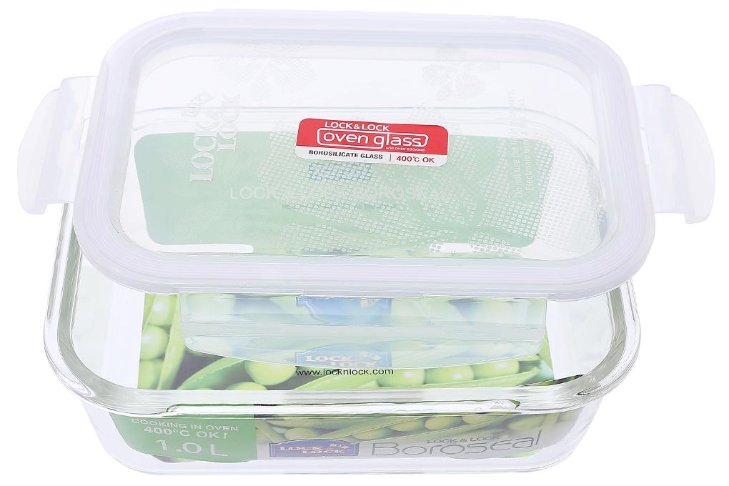 HỘP THỦY TINH CHỮ NHẬT LOCK&LOCK LLG445 1000ML