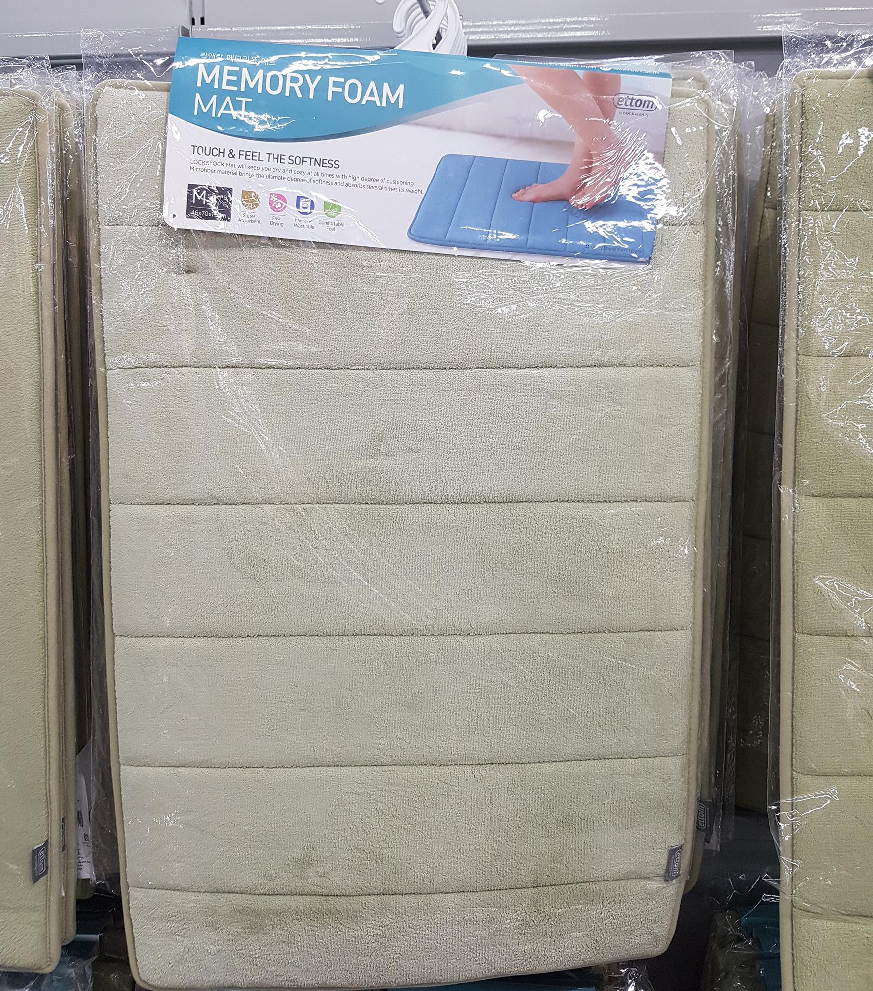 Thảm chùi chân Lock&Lock Memory Foam Kiểu Stripe Size M  - ETM281