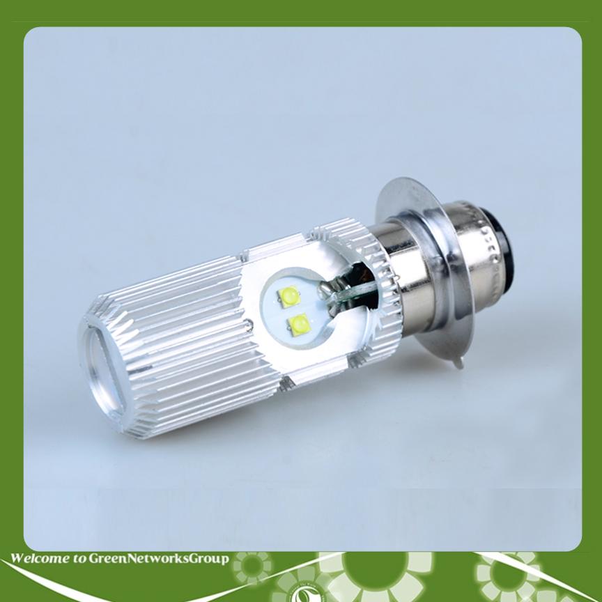 Đèn pha led M5 2 chân 4 tim dành cho xe máy GreenNetworks (trắng)
