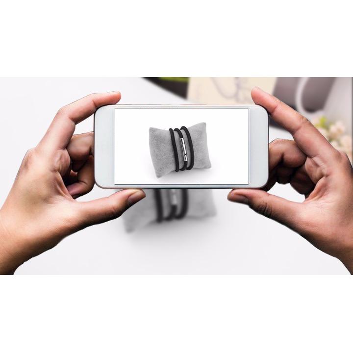 Dây chuyền nam dù đen của thái 3mm, dn070