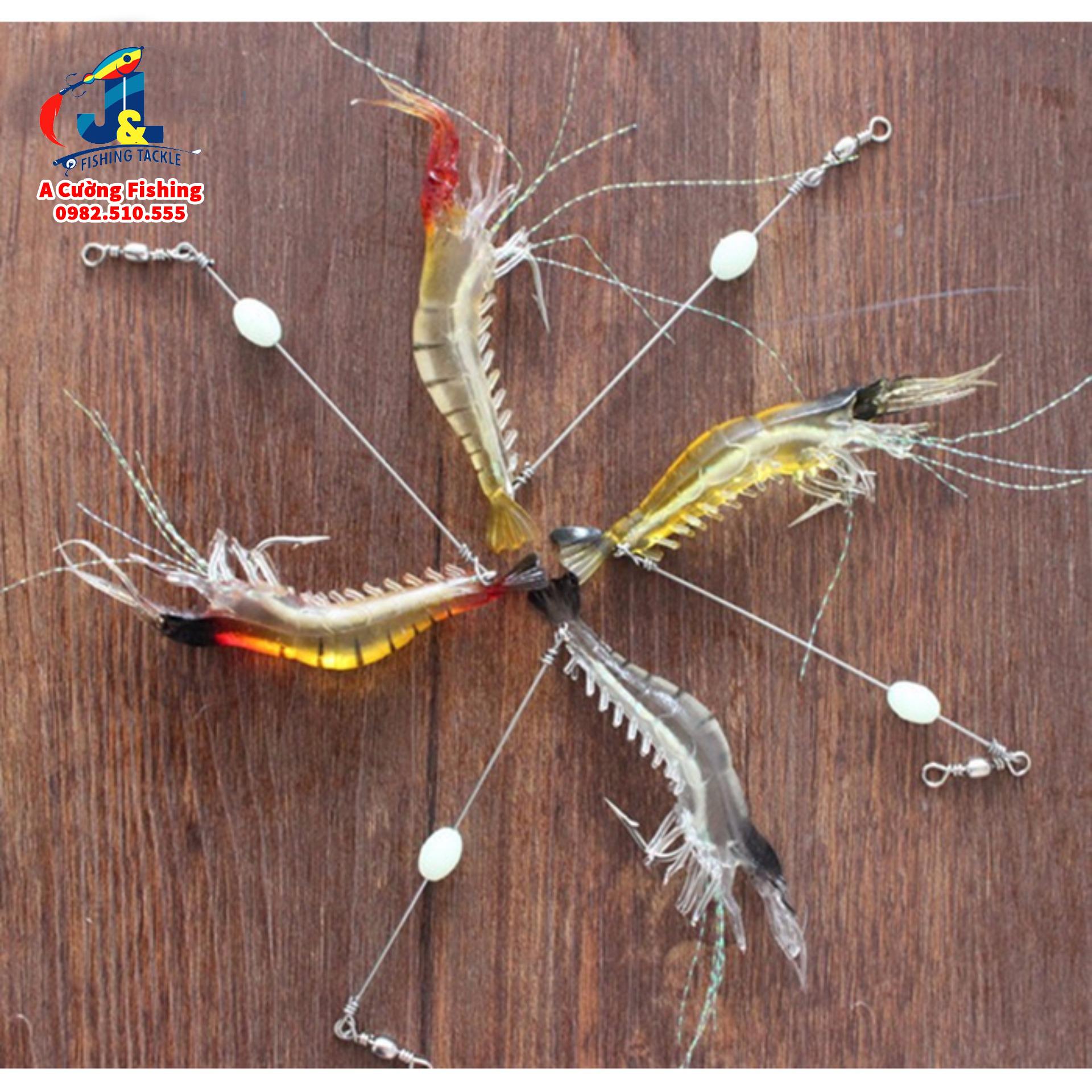 Combo 5 mồi tôm có lưỡi sắc nhọn