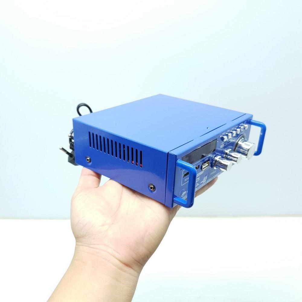 Amply LDZS BLJ-253 12V/220V USB BLUTOOTH 300W x 300W (XANH)