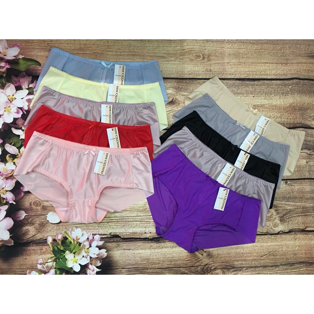 Combo 5 Quần Lót Nữ Lụa Trơn Tàng Hình Mara 699 – Mềm Mại, Không Viền, Siêu Mịn