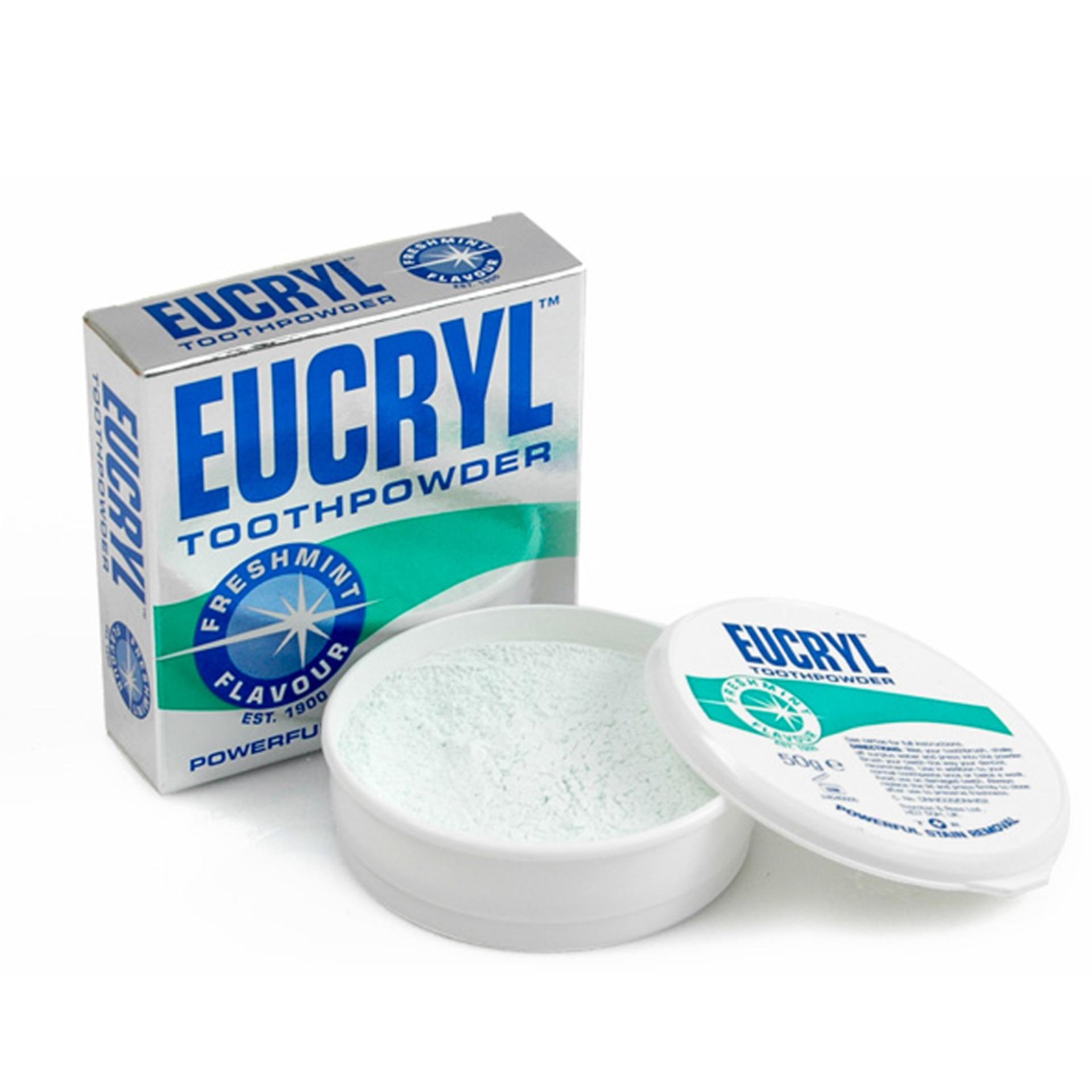 Bột Tẩy Trắng Răng EUCRYL 50g