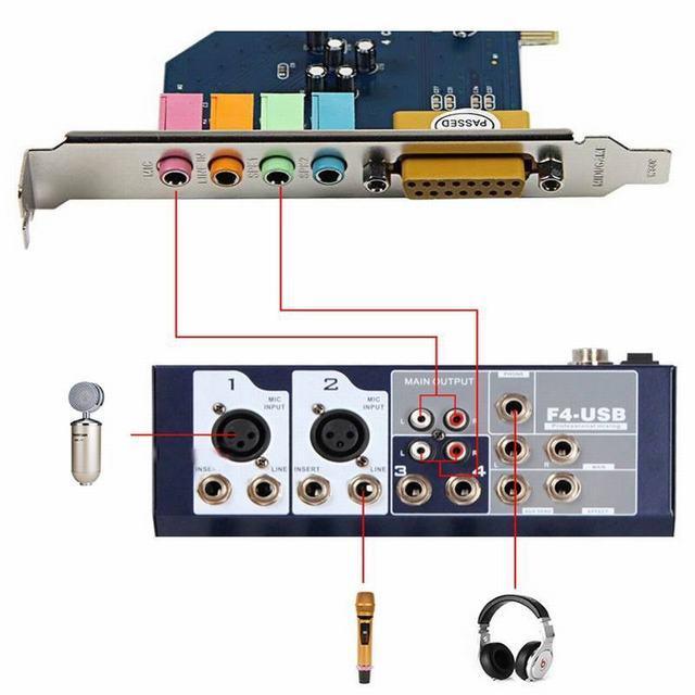 MIXER KARAOKE F4 USB