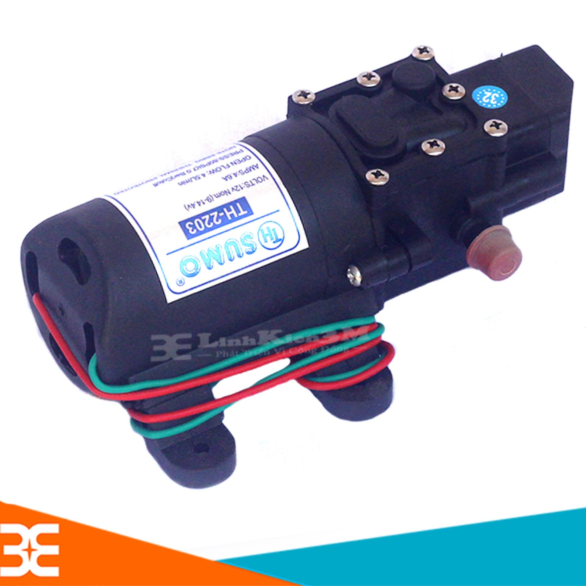 Máy Bơm Cao Áp SUMO 12VDC 4.6A 4.5L/Min 7.0 Bar TH-2203 (Hàng Nhật)